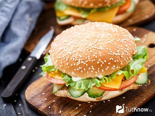 Бургеры в домашних условиях — 5 вкусных рецептов 4 Овощной гамбургер.