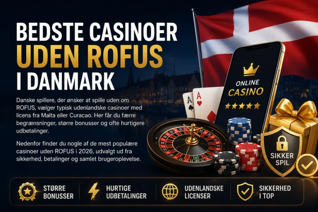bedste casinoer uden rofus