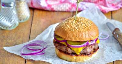 Бургеры домашние - 18 домашних вкусных рецептов приготовления 1 Домашний Большой Бургер.