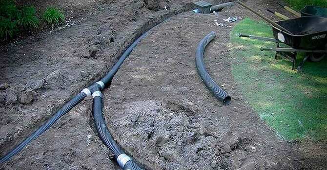 Как сделать газон на даче своими руками: все этапы подготовки и укладки в пошаговой инструкции 4 Системы дренажа газона