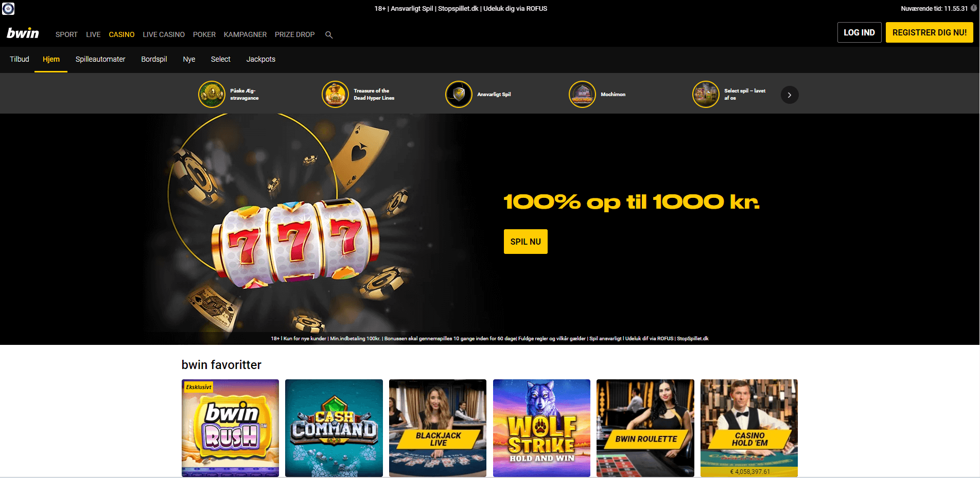 Bwindanmark DK - Oplev det bedste inden for binetværk 3 hovedsiden pc3a5 bwin casino hjemmeside