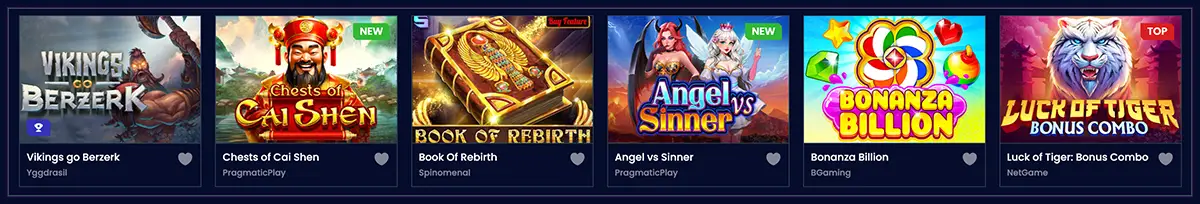 Ανακαλύψτε τον Κόσμο του Trino Casino στην Ελλάδα 2 slots games