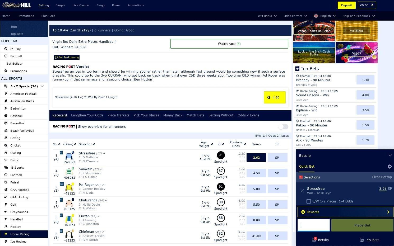 Best Horse Racing Betting Sites Top Choices for Enthusiasts 2 william hill horse racing